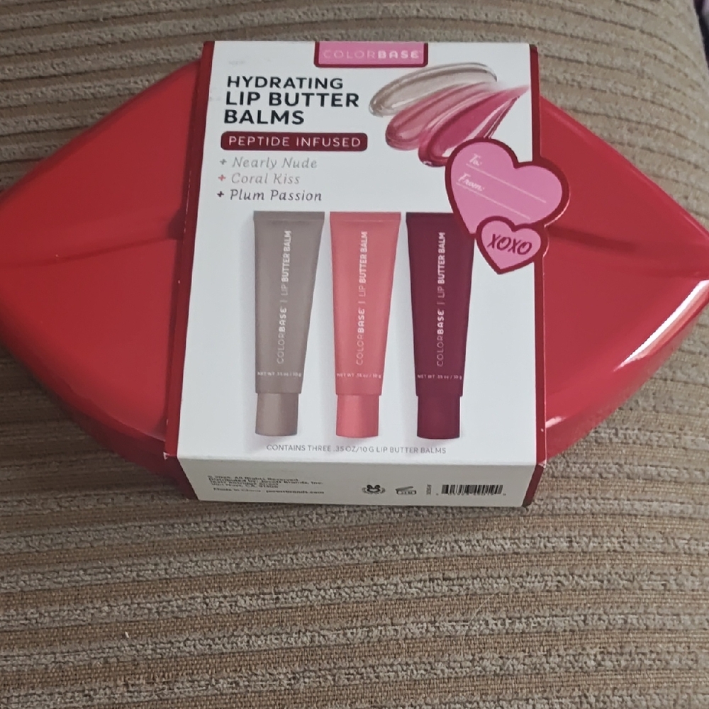 Lip Butter Balm Trio - Nude, Coral, Plum
